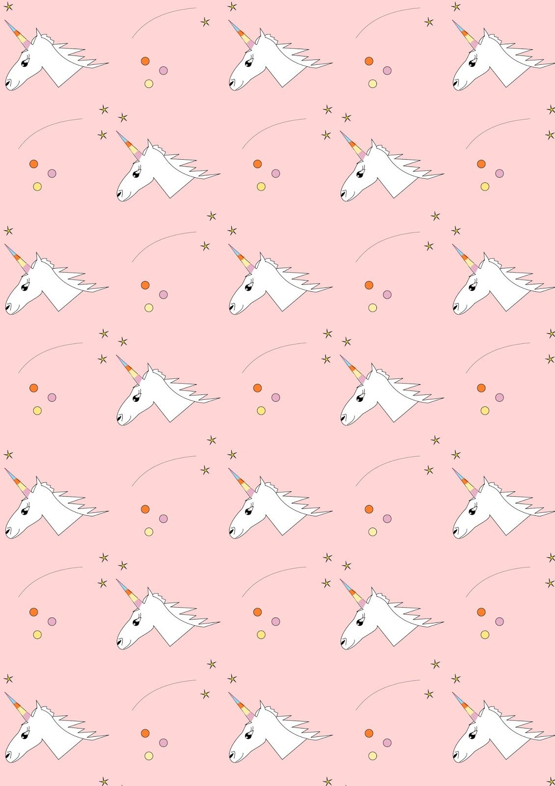 Free Printable Unicorn Pattern Paper |Meinlilapark - Free Printable Paper