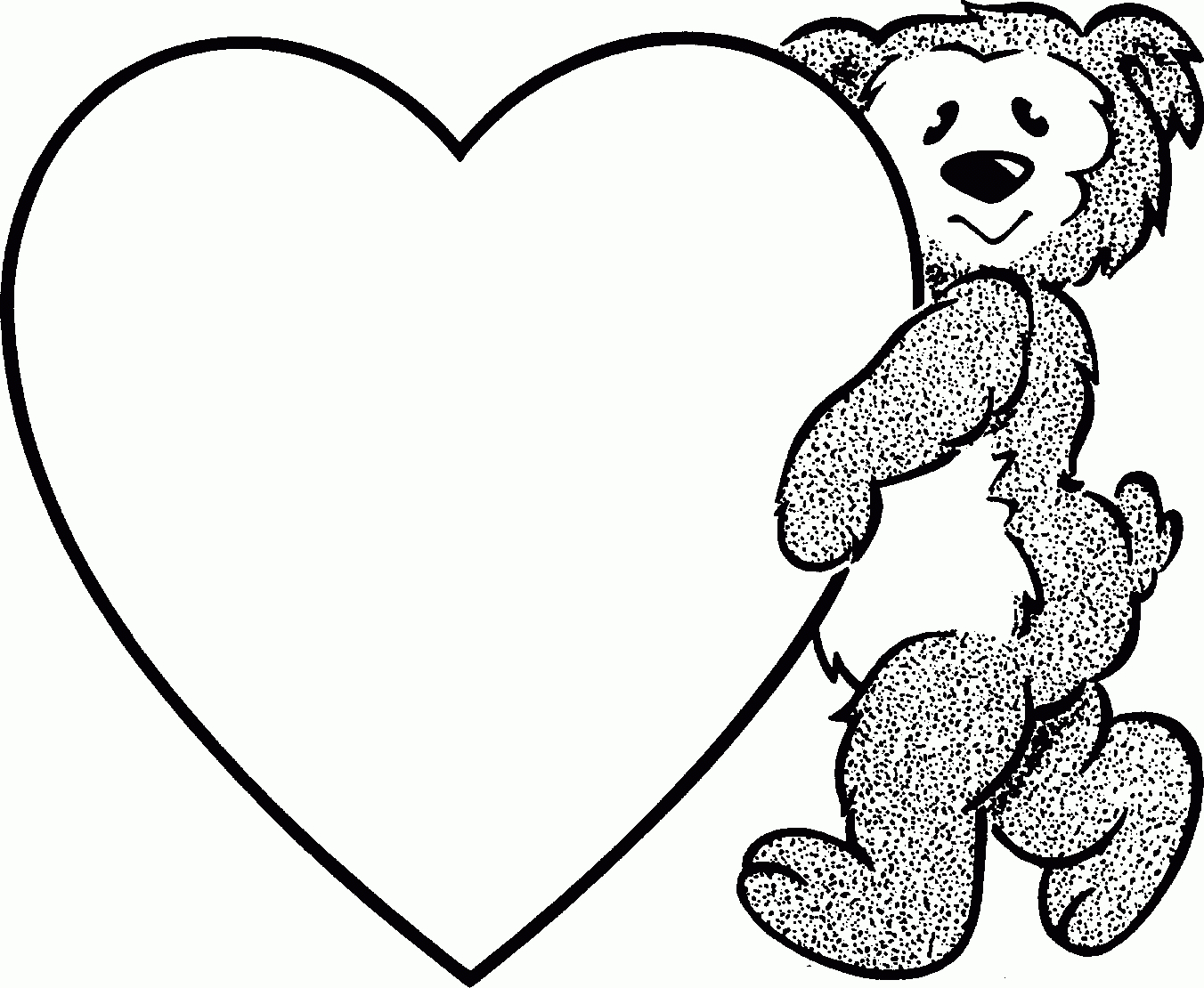 Free Printable Valentine Coloring Pages For Kids | Pinterest | Free - Free Printable Heart Coloring Pages