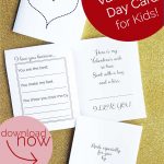 Free Printable: Valentine's Day Card For Kids | Valentine's Day   Free Printable Valentines Day Cards For Mom And Dad