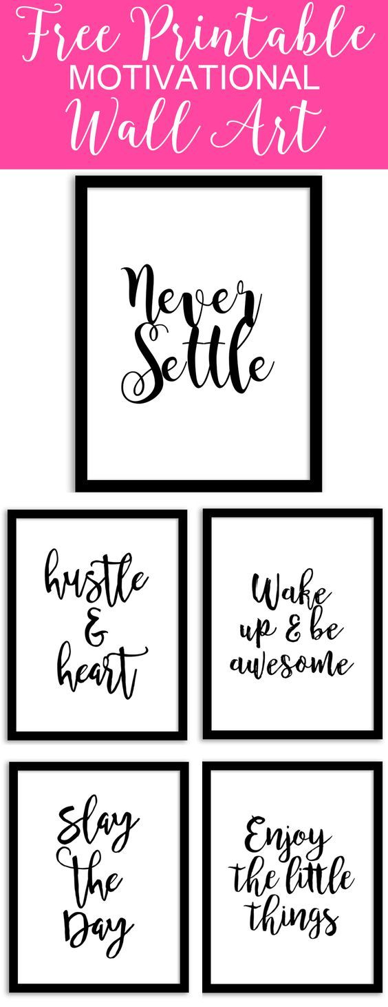 Free Printable Wall Art From @chicfetti - Perfect For Your Office Of - Free Printable Quotes For Office