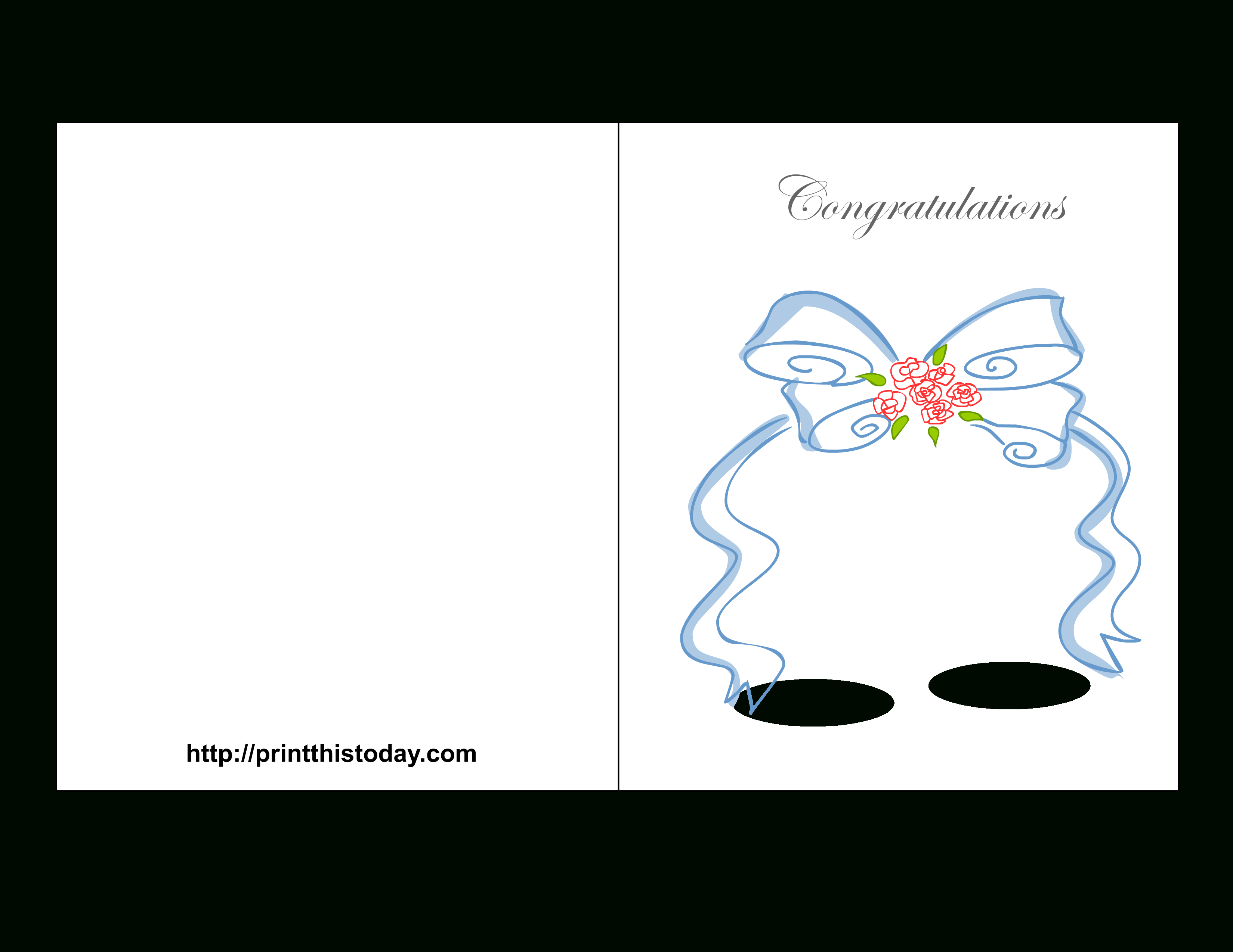 Free Printable Wedding Congratulations Cards - Free Printable Wedding Cards