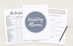 Free Printable Wedding Planner Book Online