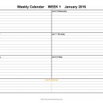 Free Printable Weekly Calendars 2016 | Aaron The Artist   Free Printable Pocket Planner 2016