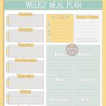 Free Printable Weekly Meal Planner | Printable Planner | Pinterest   Free Printable Weekly Meal Planner