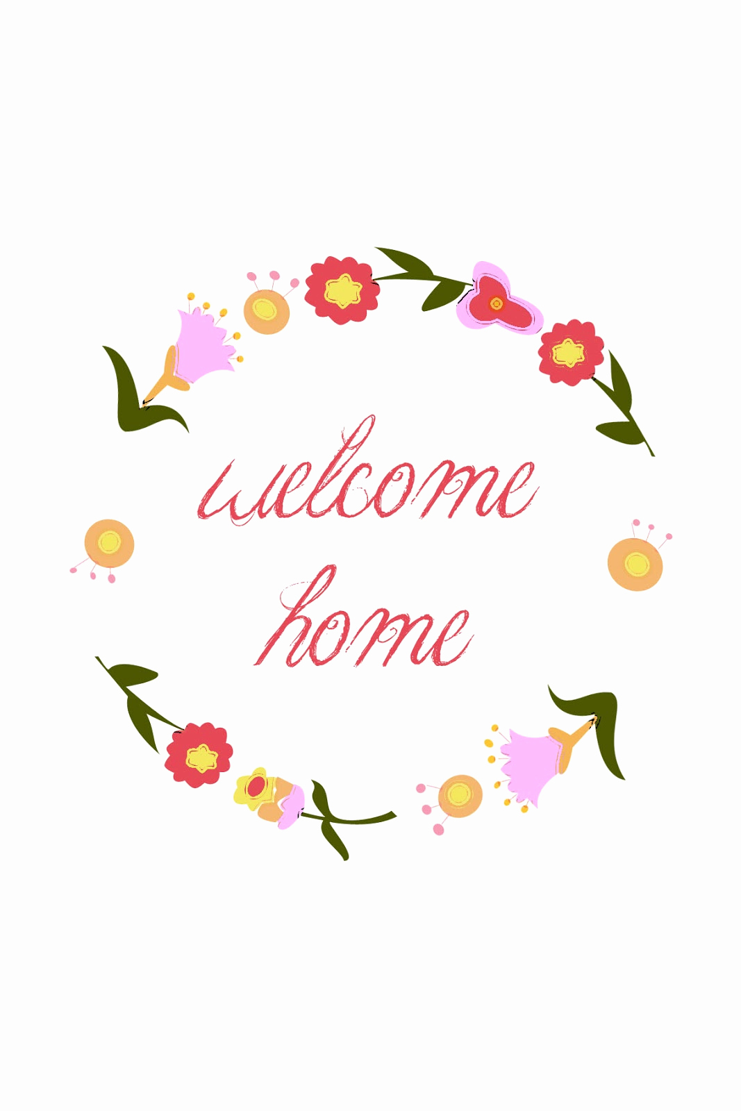 Free Printable Welcome Cards | Www.topsimages - Welcome Home Cards Free Printable