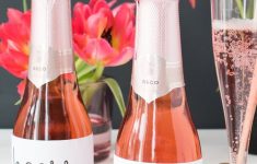 Free Printable Mini Champagne Bottle Labels