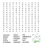 Free Printable Winter Word Search | Winter | Winter Word Search   Free Printable Word Searches For Kids