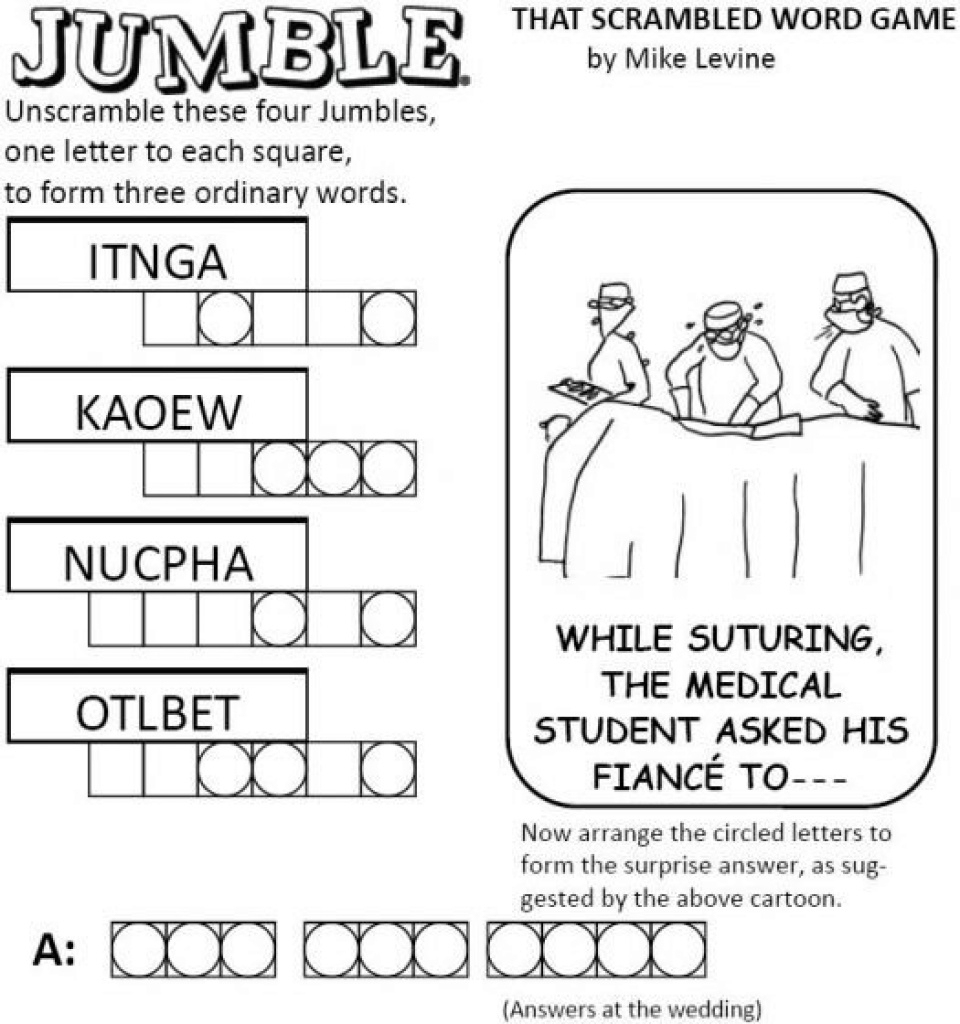 Free Printable Word Jumble Puzzles For Adults Printable Word Jumble - Free Printable Word Jumble Puzzles For Adults