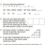 Free Printable Worksheets For Second Grade Math Word Problems   Free Printable Second Grade Math Worksheets
