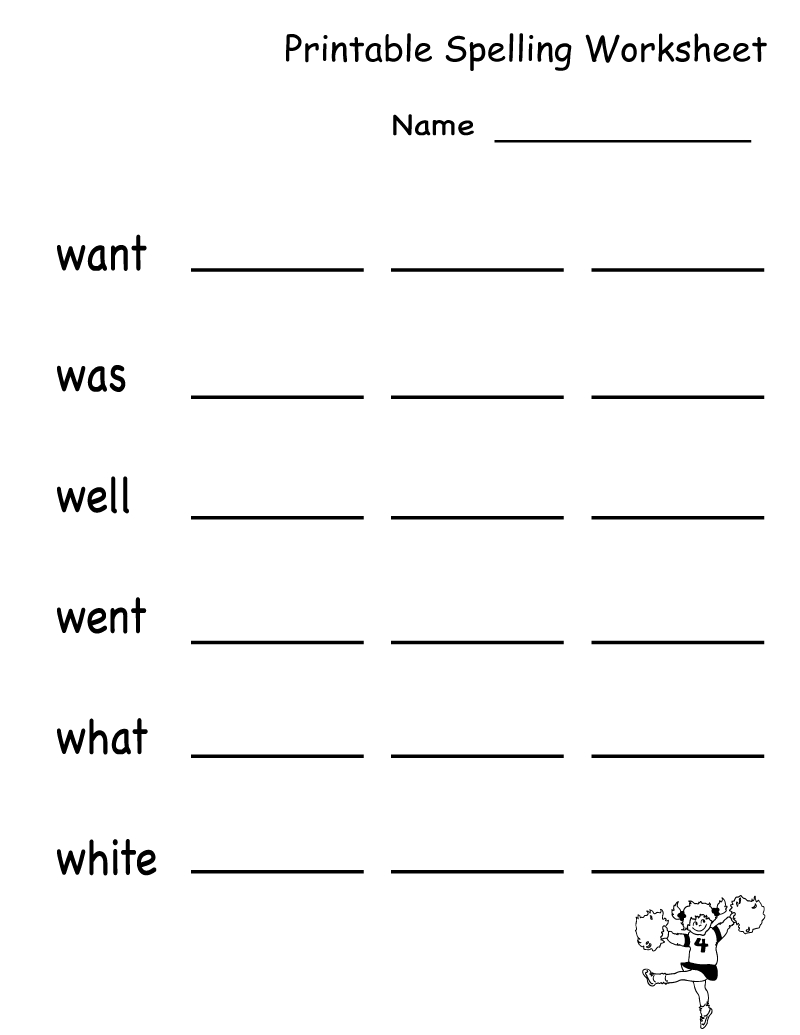 Free Printable Worksheets For Teachers Spelling | Learning Printable - Free Printable Spelling Worksheets For Adults