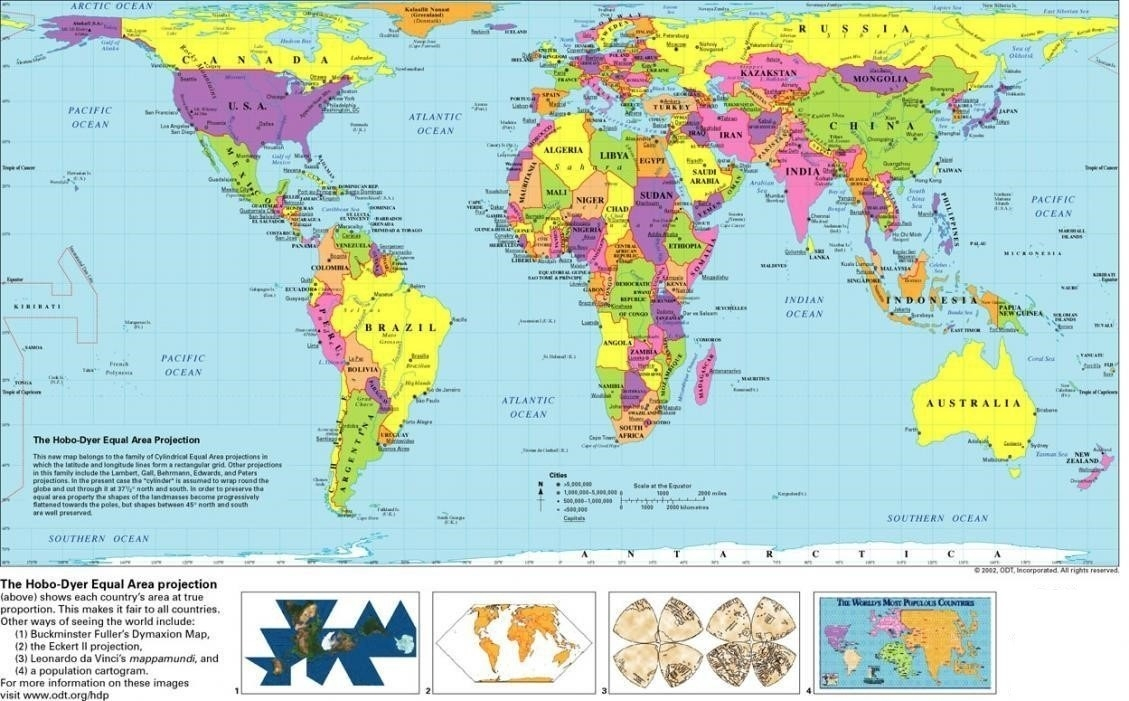 Free Printable World Map With Countries | World Map With Countries - Free Printable World Map With Countries Labeled