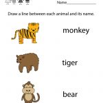 Free Printable Zoo Animal Worksheet For Kindergarten   Free Printable Zoo Worksheets