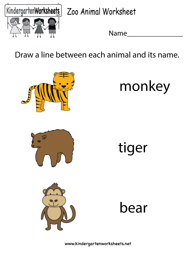 Free Printable Zoo Animal Worksheet For Kindergarten - Free Printable Zoo Worksheets
