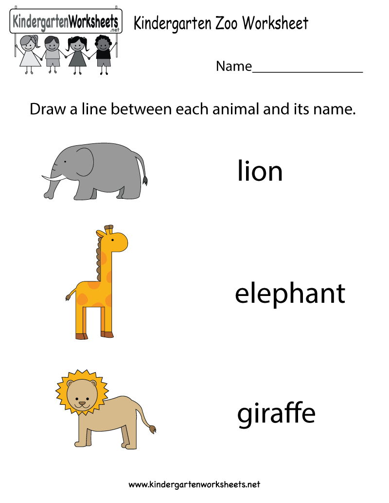 Free Printable Zoo Worksheet For Kindergarten - Free Printable Zoo Worksheets