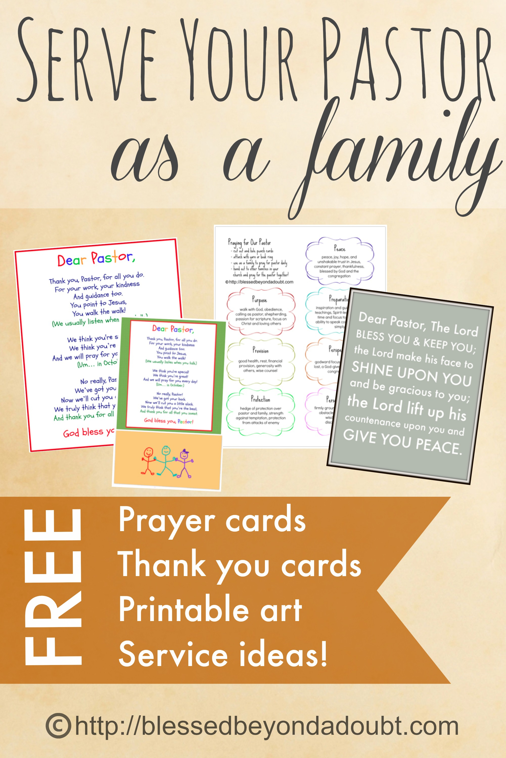 Free Printables And Fun Ideas For Serving Your Pastor - Pastor Appreciation Cards Free Printable