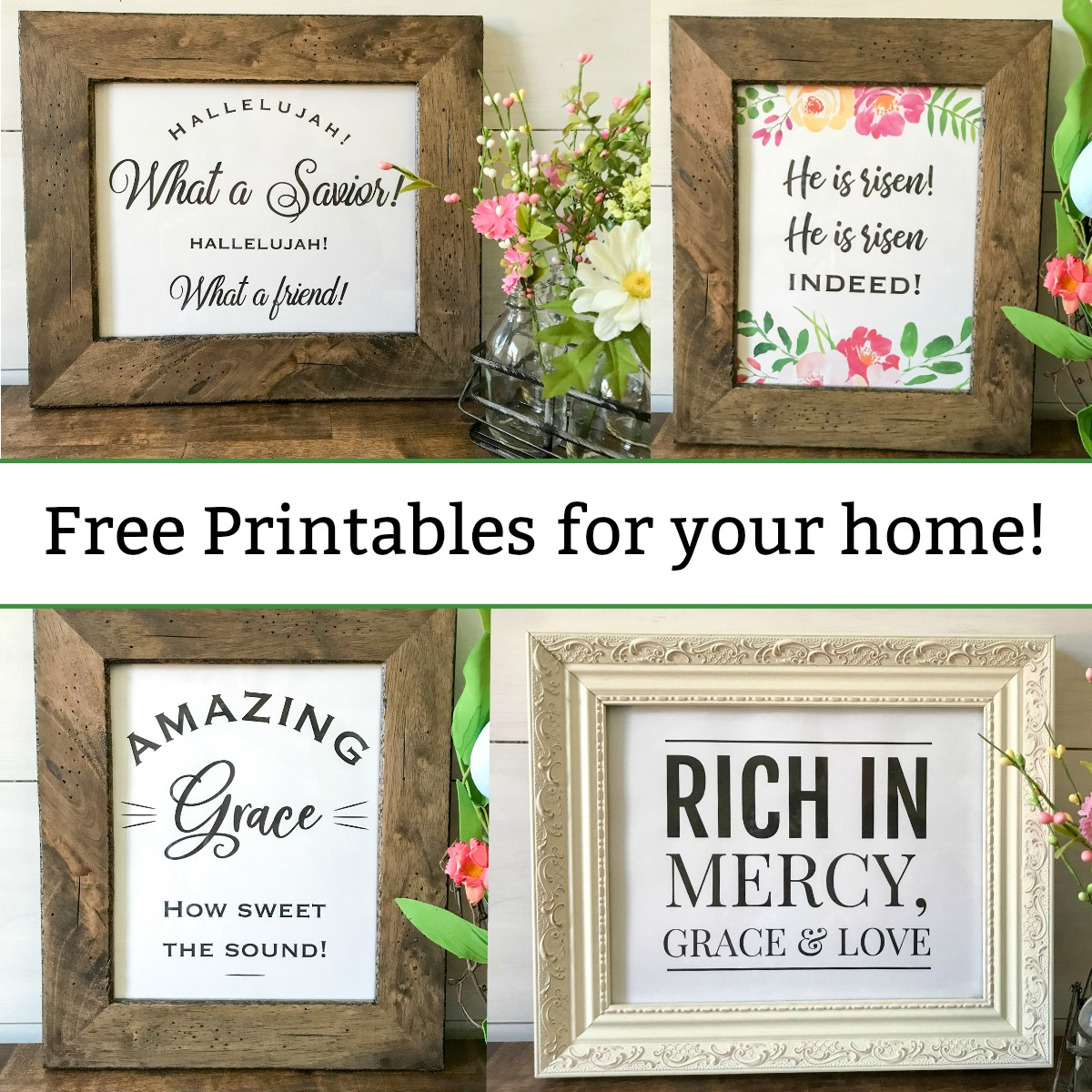 Free Printables Christian Wall Art - Spring And Easter Decor - Mamashire - Free Printable Christian Art