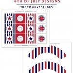 Free Printables For 4Th Of July | 4Th Of July Ideas | 4Th Of July   Free Printable Party Circles