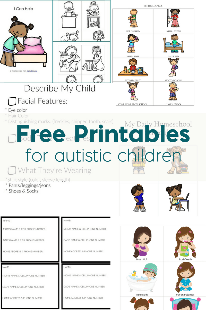 Free Printables For Autistic Children And Their Families Or Caregivers - Free Printable Social Stories Worksheets