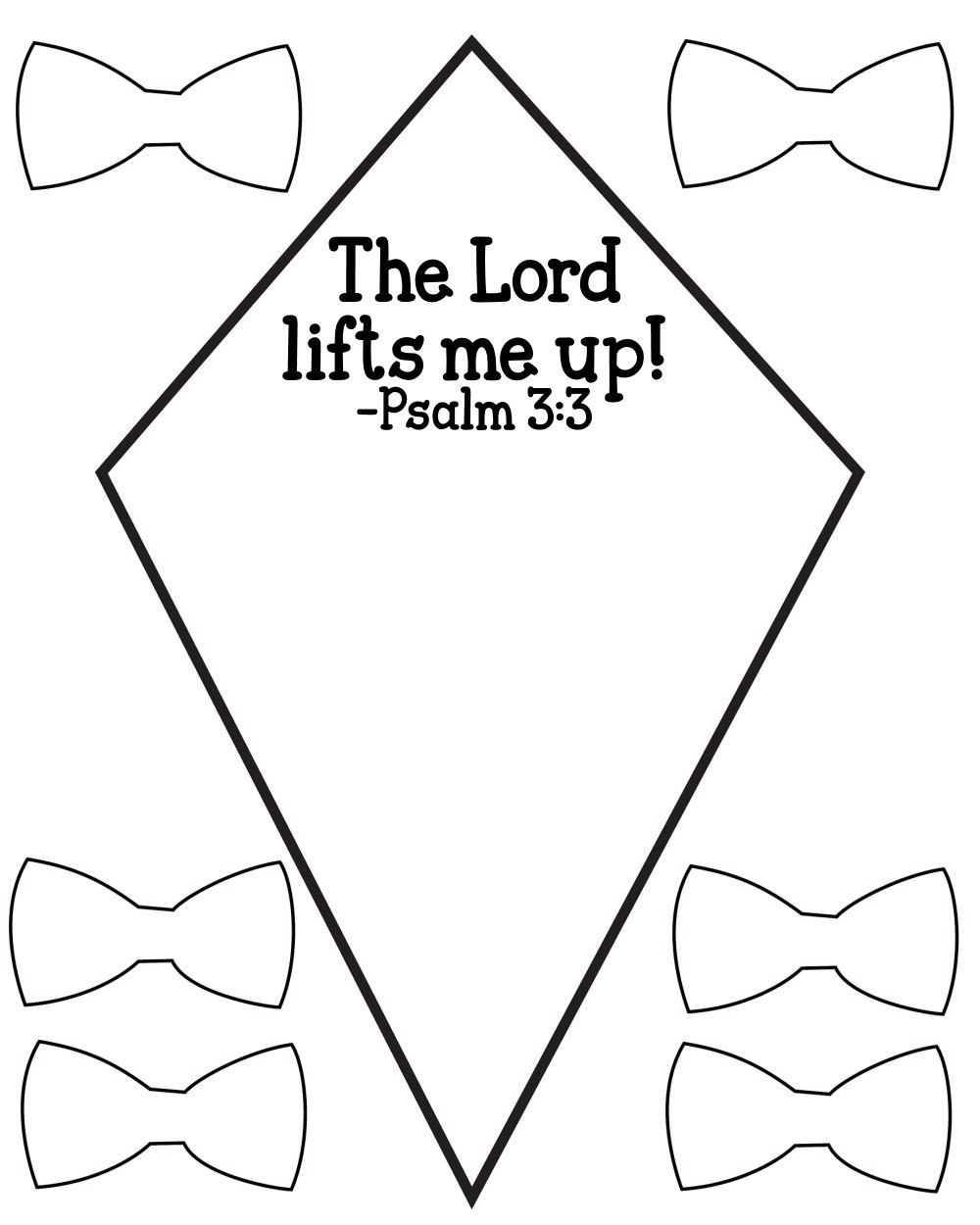 Free Psalm 3:3 Kids Bible Lesson Activity Printables - Free Printable Children&amp;#039;s Church Curriculum