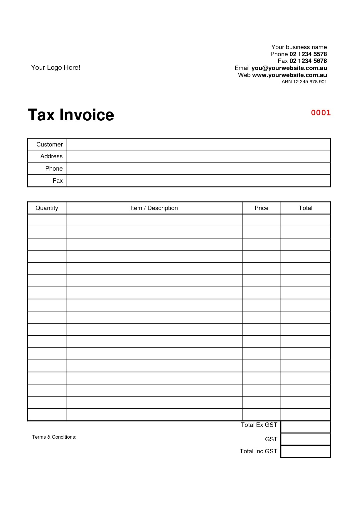 Free Salesce Template Excel Pdf Word Doc Printable Microsoft - Invoice Templates Printable Free Word Doc