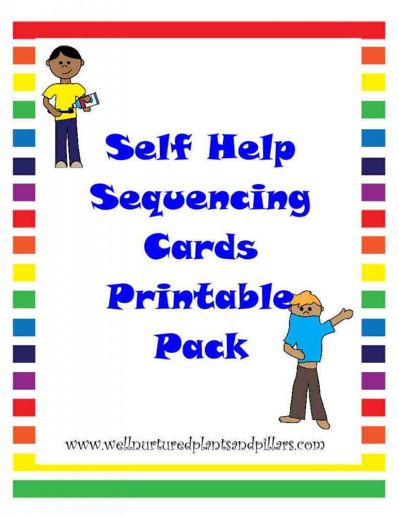 Free} Self Help Skills Sequencing Cards Printable Pack- Getting - Free Printable Sequencing Cards