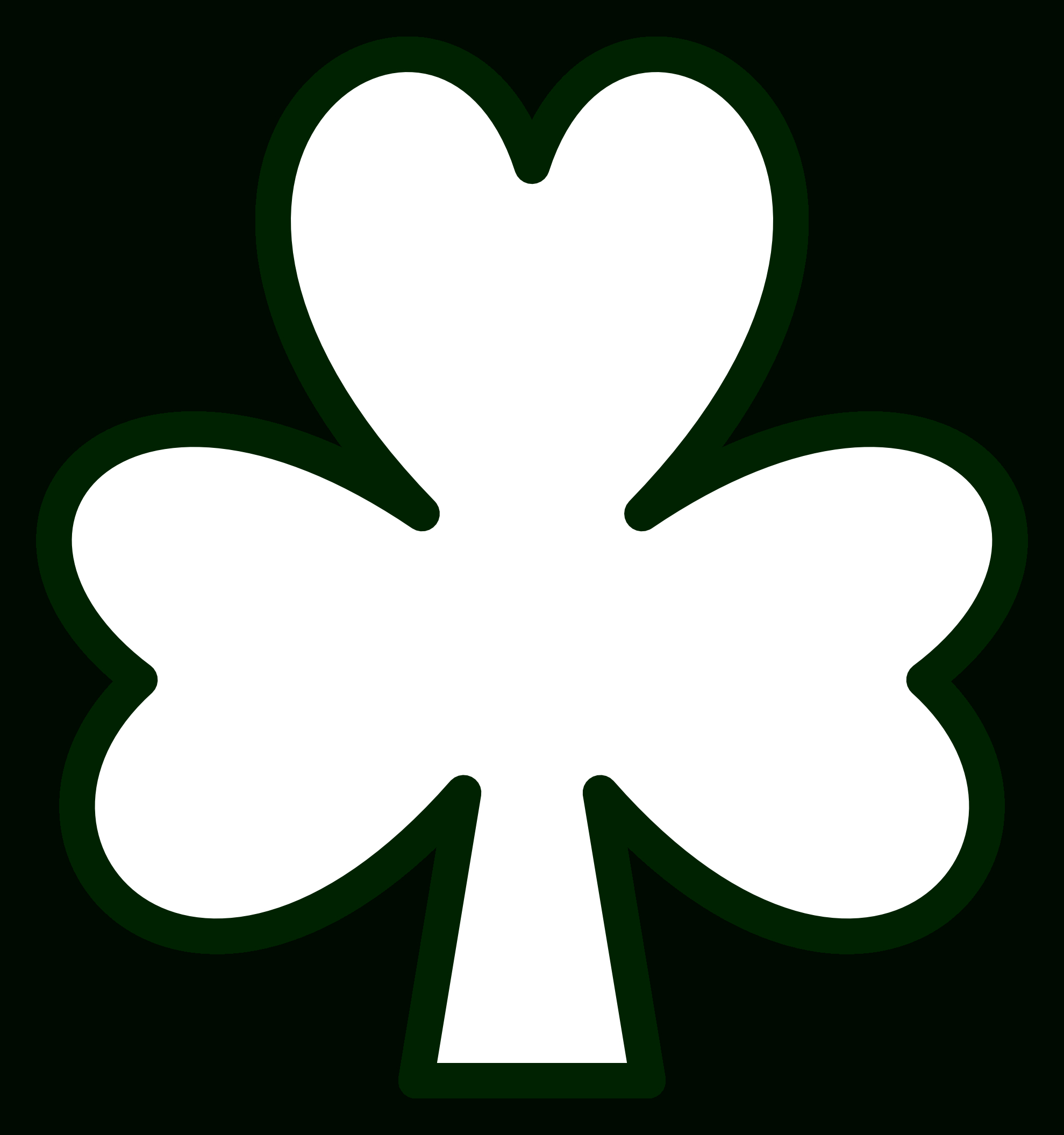 Free Shamrock Images, Download Free Clip Art, Free Clip Art On - Free Printable Shamrock Cutouts