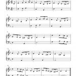 Free Sheet Music Scores: Free #piano Sheet Music Notes, Greensleeves   Free Printable Sheet Music For Piano