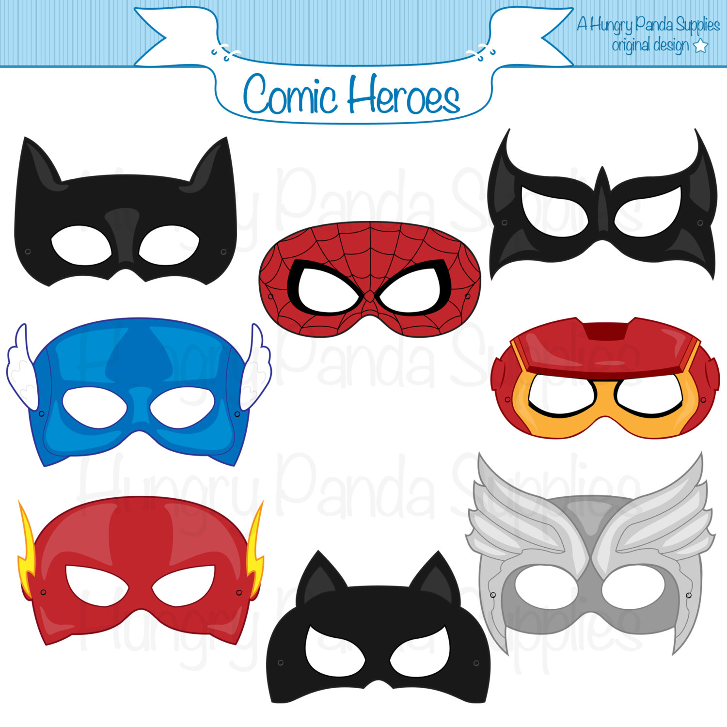 Free Superhero Printables, Download Free Clip Art, Free Clip Art On - Free Printable Superhero Masks