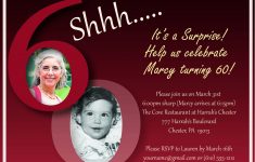 Free Surprise 60Th Birthday Party Invitation – Invitetown | Projects – Free Printable Surprise 60Th Birthday Invitations