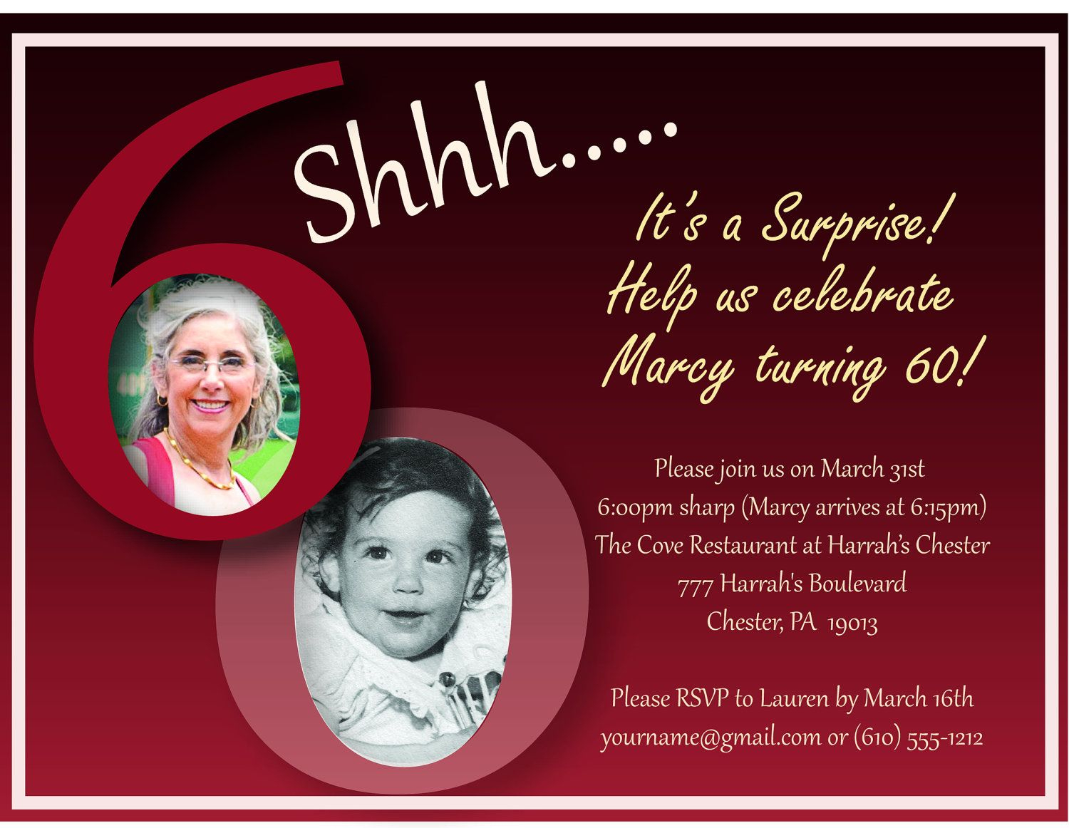 Free Surprise 60Th Birthday Party Invitation – Invitetown | Projects - Free Printable Surprise 60Th Birthday Invitations