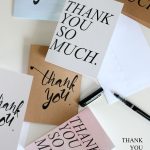 Free Thank You Card Printables // Delia Creates | Thank You Cards   Free Personalized Thank You Cards Printable