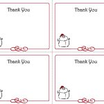 Free Thank You Cards Printable | Free Printable Holiday Gift Tags   Free Online Printable Christmas Cards