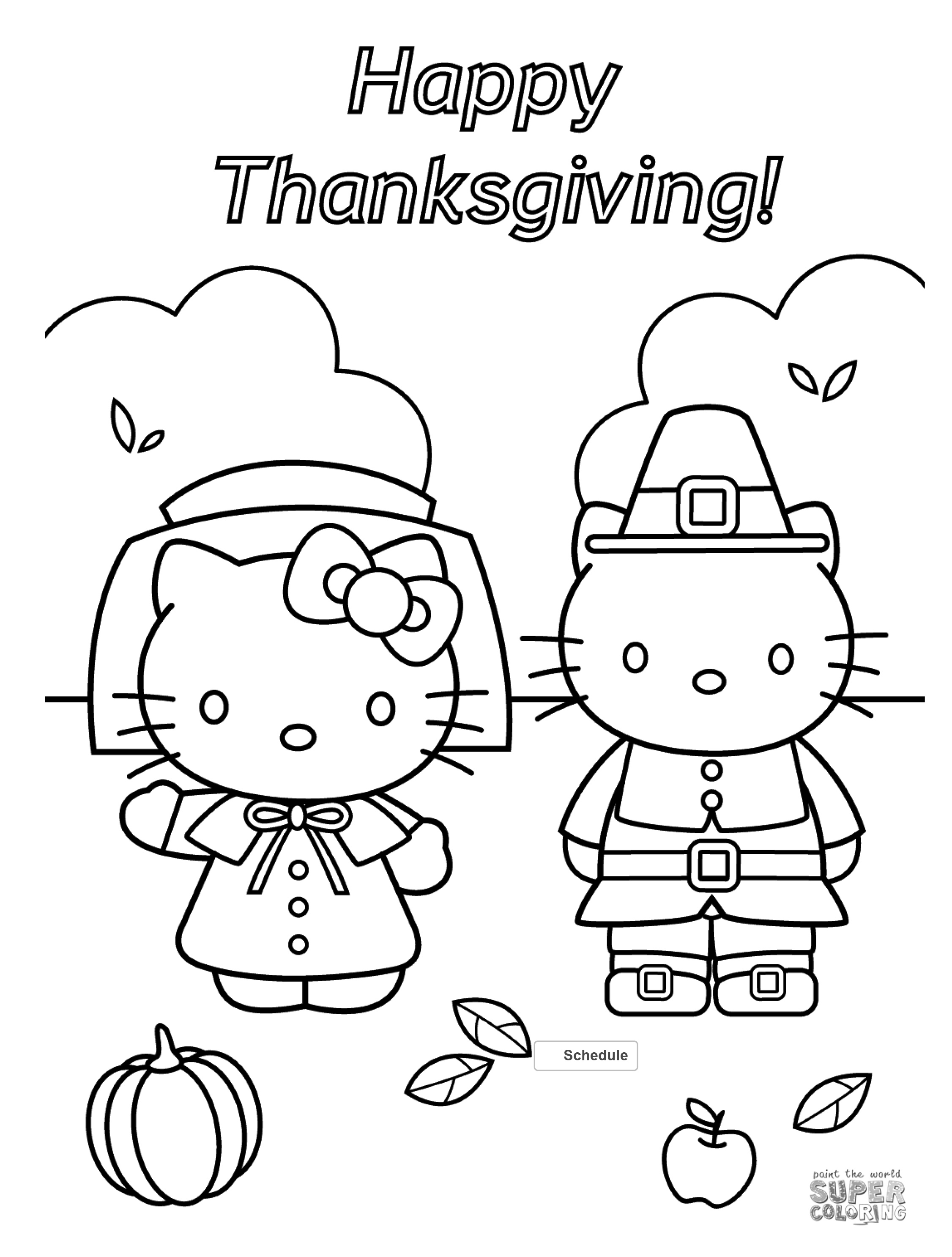 Free Thanksgiving Coloring Pages For Adults &amp;amp; Kids - Happiness Is - Free Printable Thanksgiving Coloring Pages