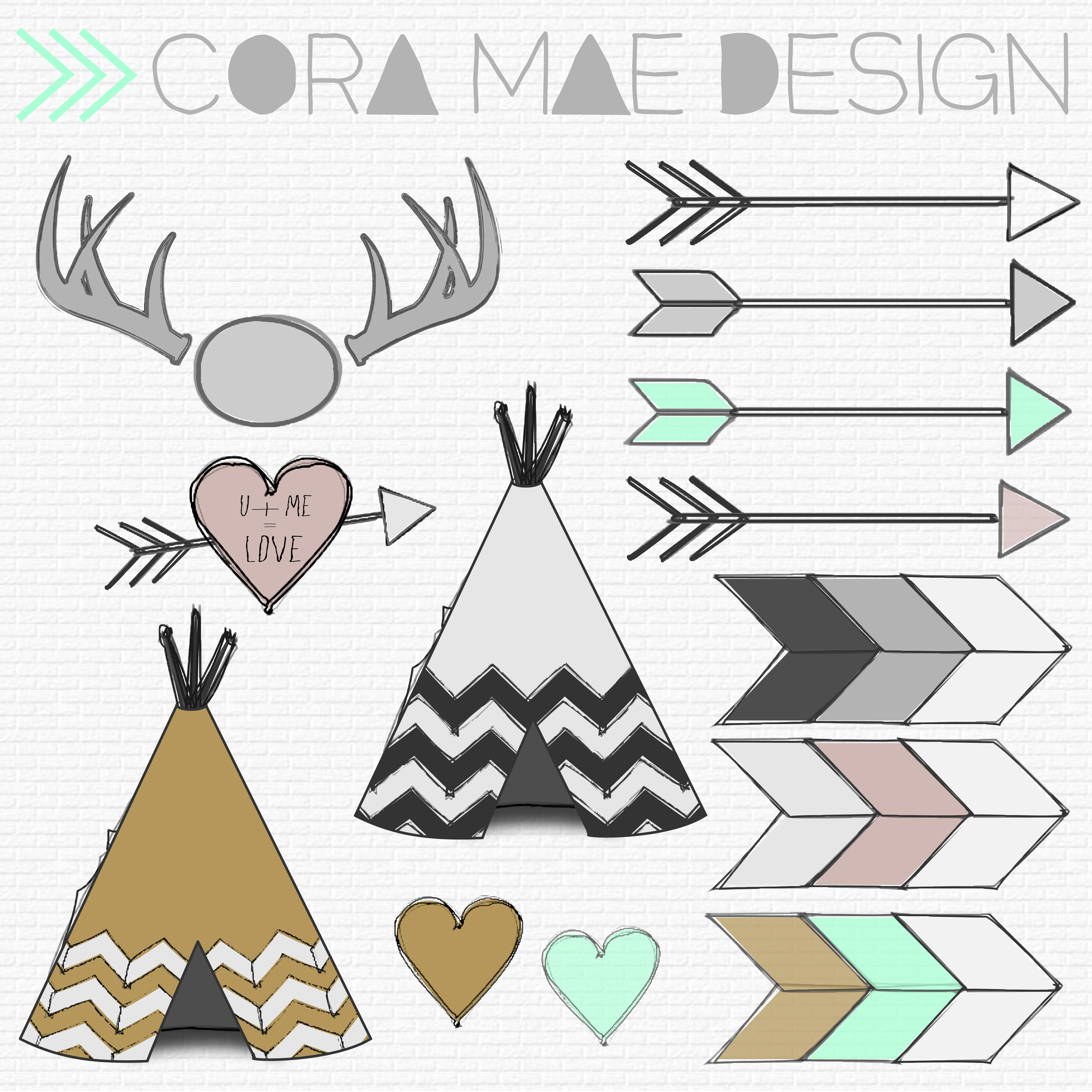 Free Tribal Clipart | Fonts | Pinterest | Tribal Baby Shower, Clip - Free Printable Teepee