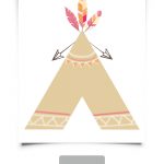 Free Tribal Nursery Printables In 2019 | Bedroom Ideas | Pinterest   Free Printable Teepee