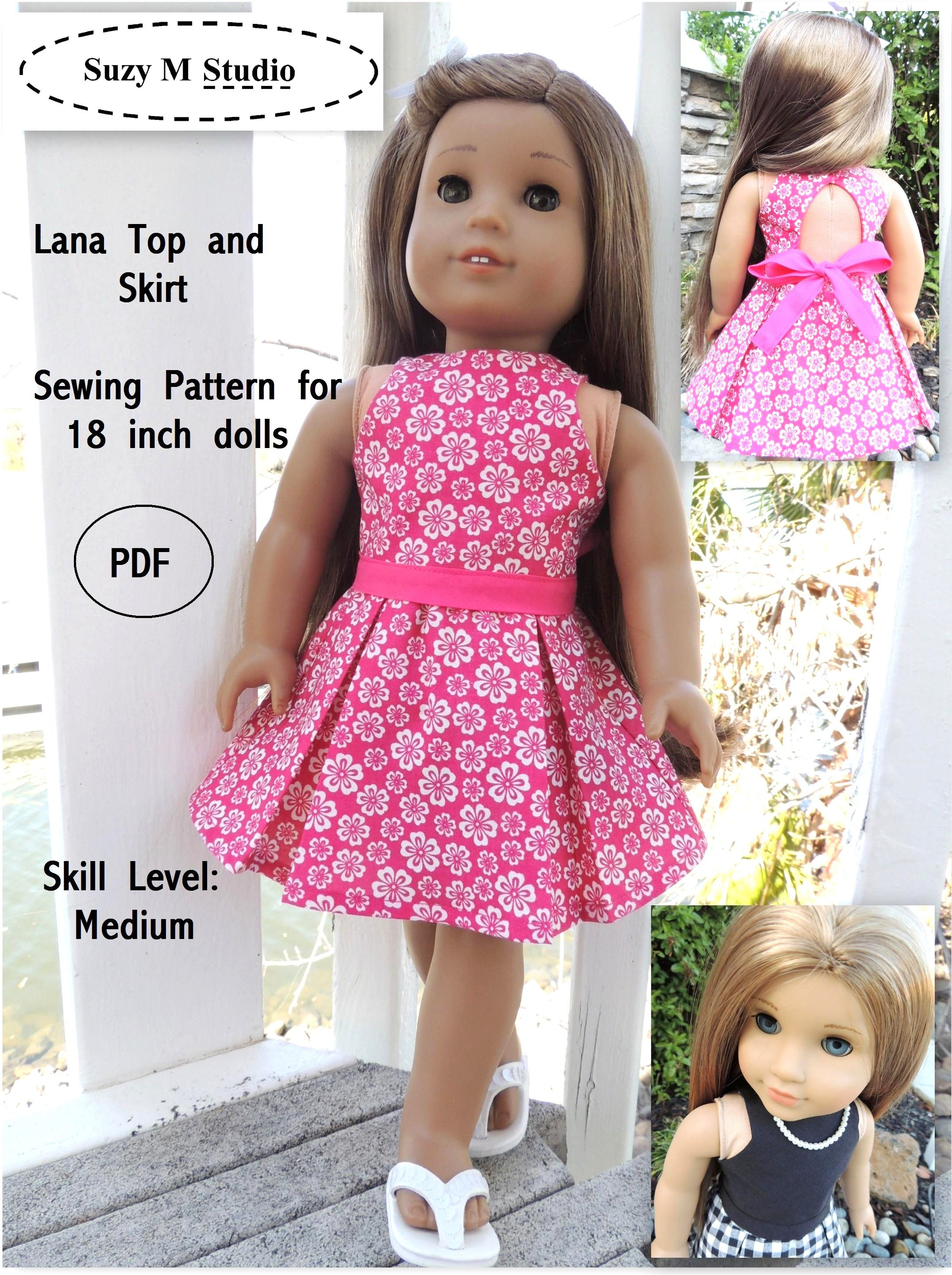 Free Tutorial Pdf | Suzymstudio … | Doll Clothes | Doll … - 18 Inch Doll Clothes Patterns Free Printable