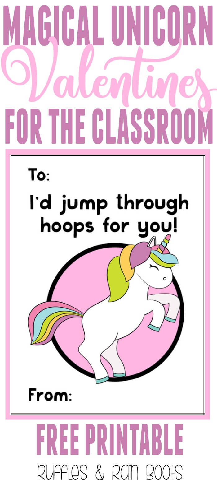 Free Unicorn Valentine&amp;#039;s Day Cards Printable For Kids - Ruffles And - Free Printable Valentines Day Cards For Kids