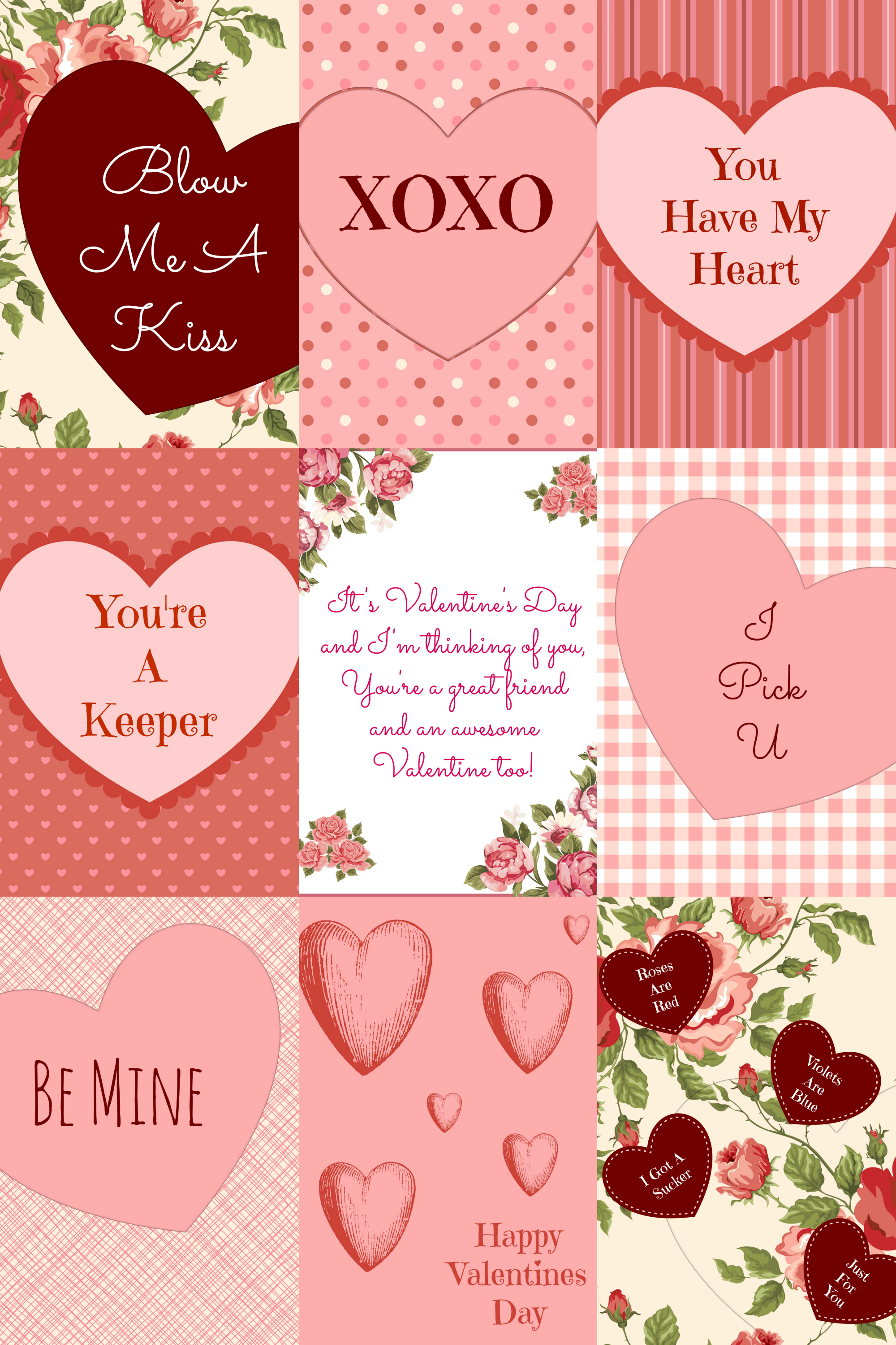 Free Valentine&amp;#039;s Day Card Printables - - Free Printable Valentine Heart Patterns