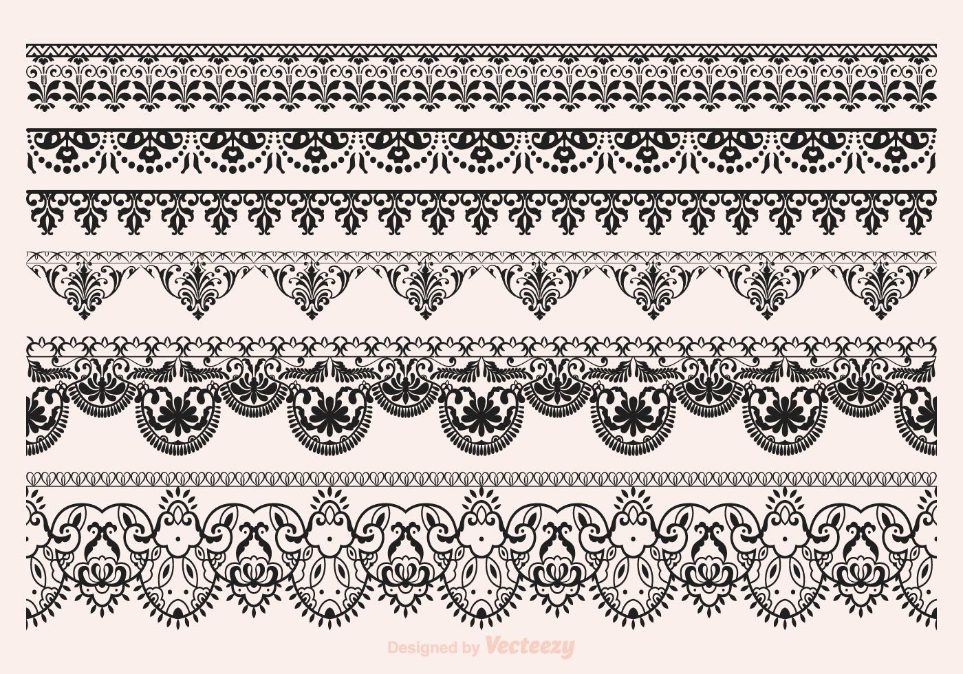 Free Vector Lace Vector Borders | Paint-Plpatt/mud 25 | Pinterest - Free Printable Lace Stencil