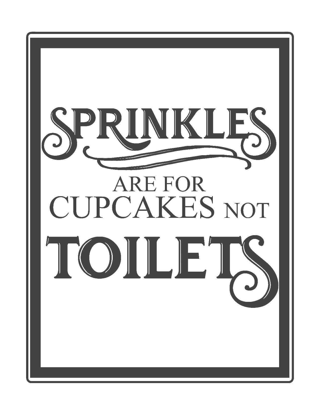 Free Vintage Bathroom Printables | Printables ** | Pinterest - Free Printable Funny Office Signs