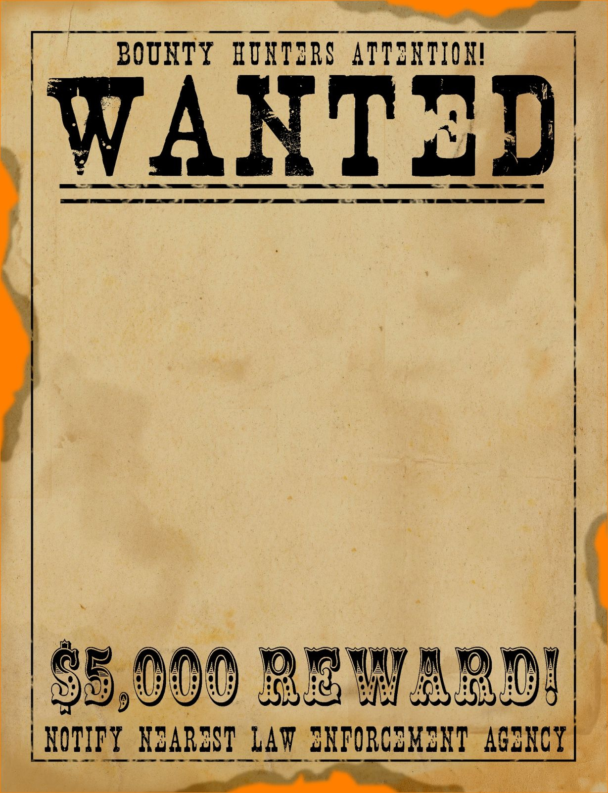 Free Wanted Poster Template Download Clean Free Printable Wanted - Free Printable Flynn Rider Wanted Poster