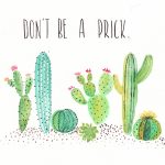 Free Watercolor Cactus Printable   One Project Closer   Free Printable Cactus