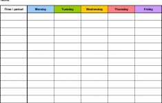 Free Printable Daily Schedule Chart