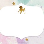 Free Whimsical Pastel Unicorn Birthday Invitation | Free   Free Printable Luau Baby Shower Invitations