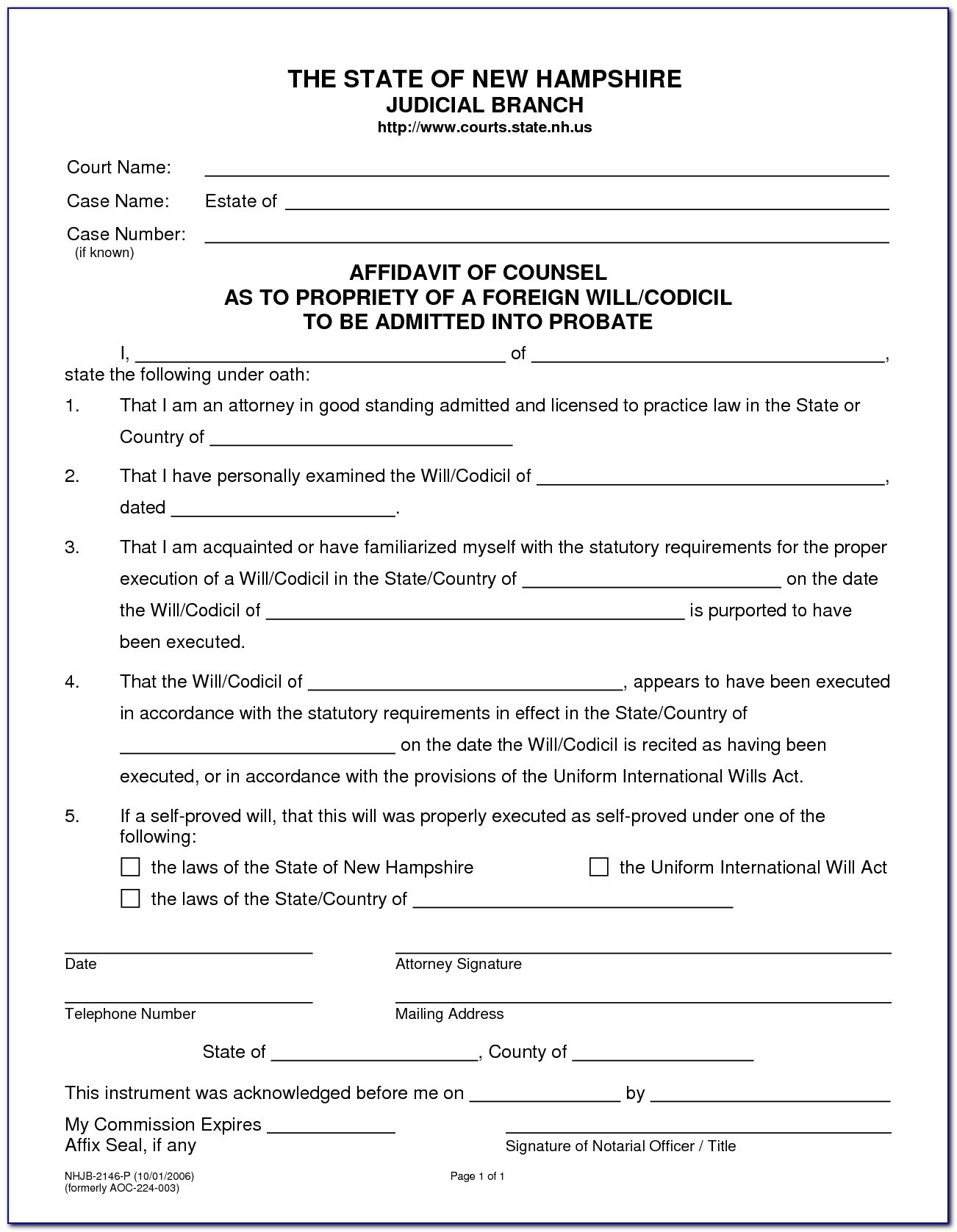 Free Will Form – Great Free Printable Blank Last Will And Testament - Free Printable Forms