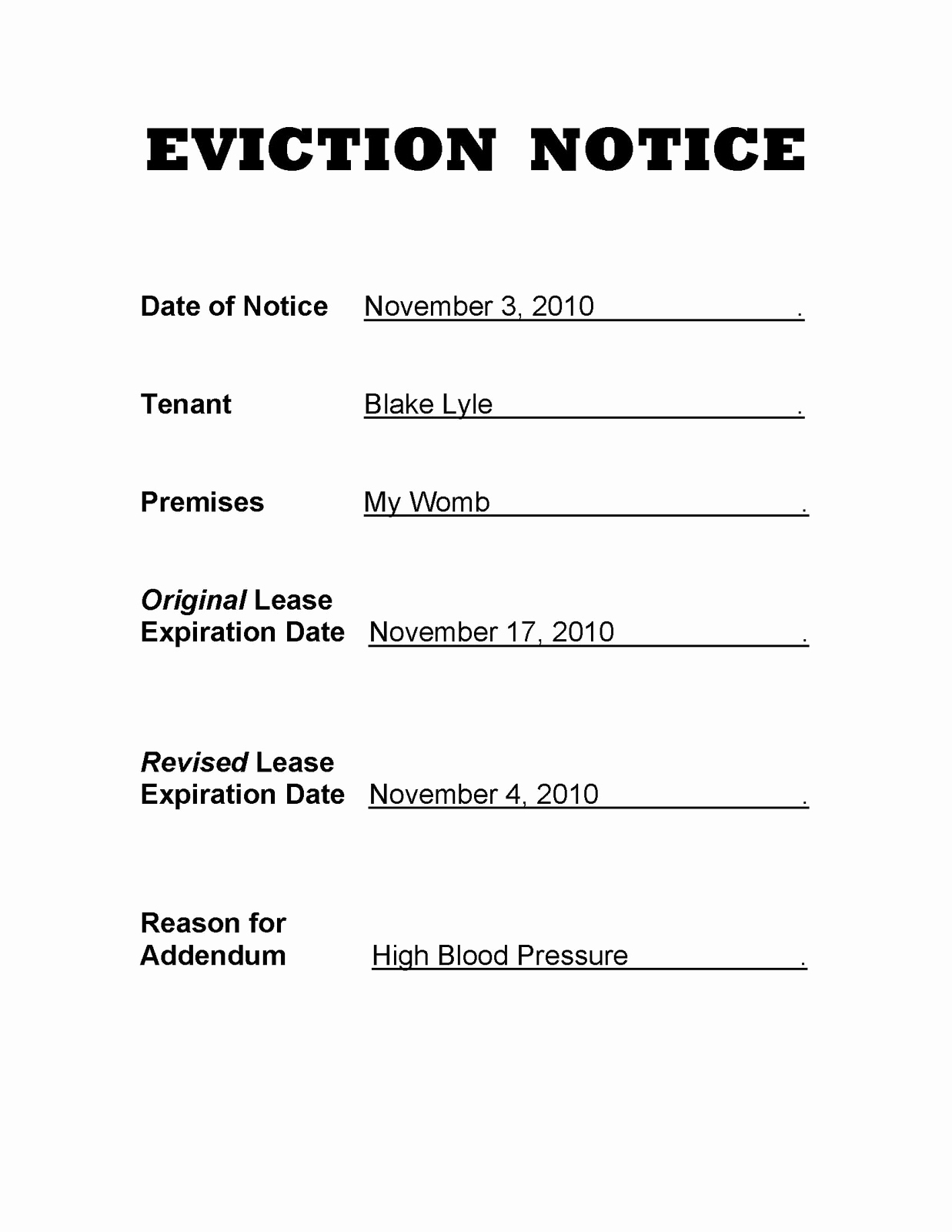 Free Wisconsin Notices To Quit For Nonpayment Of Rent | Pdf Word - Free Printable Blank Eviction Notice