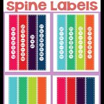Freebie* Binder Spine Labels   Printable Binder Spine Inserts Free