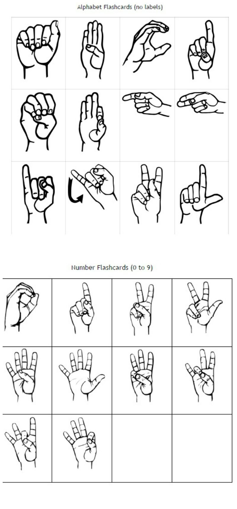 Freebie Friday: Asl Flashcards Pack | Best Of Kori At Home - Sign Language Flash Cards Free Printable