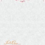 From The Desk Of Santa" Template | Santa's Red Letter | Christmas   North Pole Stationary Printable Free