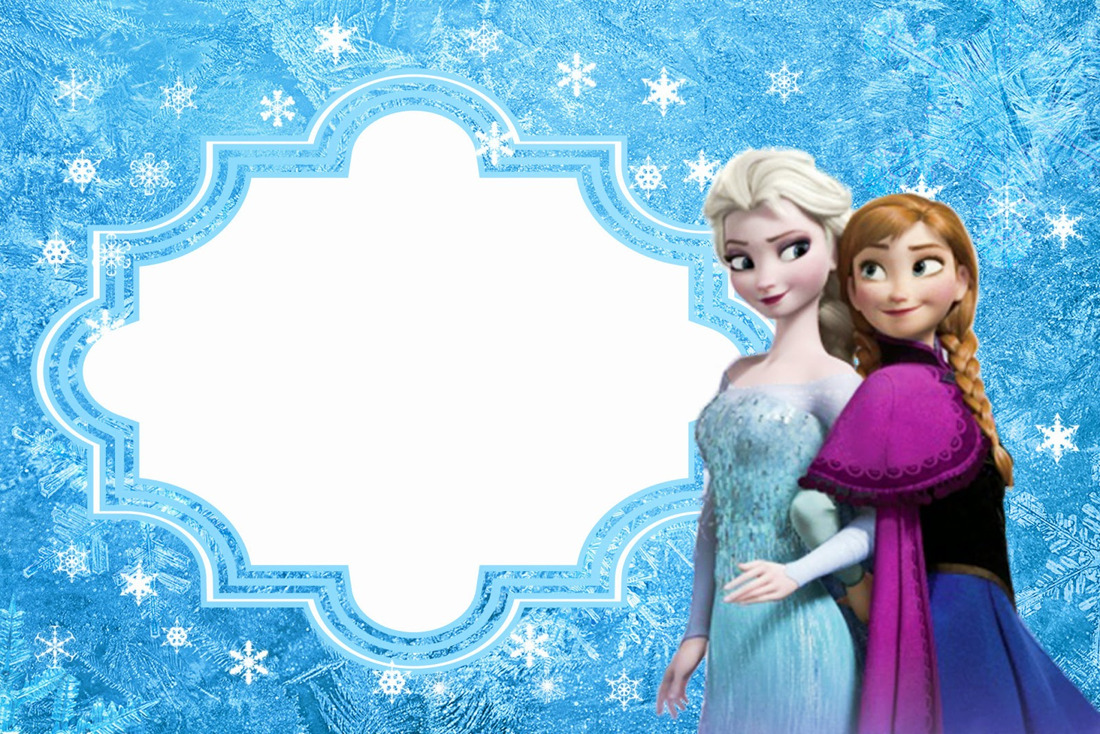 Frozen: Free Printable Cards Or Party Invitations. | Oh My Fiesta - Free Printable Frozen Birthday Invitations